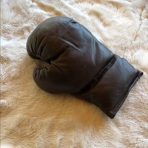 Decorative Brown Faux Leather Boxing Glove